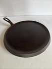 Vintage  Wagner Ware Sidney -O- Cast Iron Round No. 10  Handled Griddle