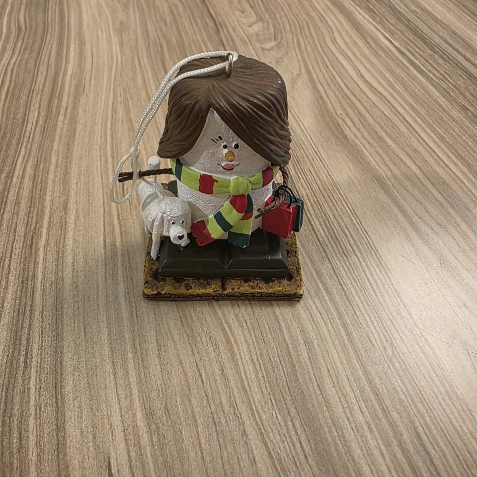 Conjunto de 4 enfeites originais de bonecos de neve S’mores Midwest por SCF Baby, Valentine's - Imagem 3 de 4