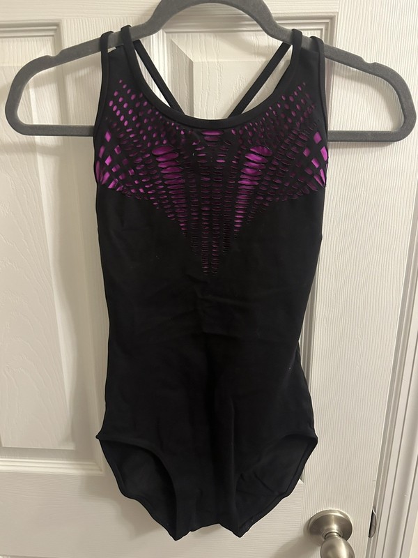 Jo&Jax Adult Small Black Dance Leotard Dancewear dance 