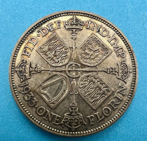 1933 George V Florin — photo from the most recent tracked eBay sale