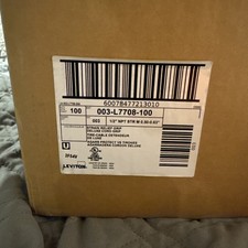 LEVITON MALE STRAIN RELIEF DELUXE CORD GRIP WITH MESH 1/2" NPT .50-.63" QTY: 100