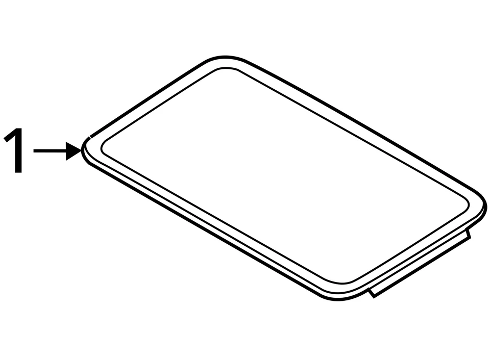 (LOCAL PICKUP ONLY) Roof Glass Only Fits 13-20 FUSION 6850108 Foto 4 de 4