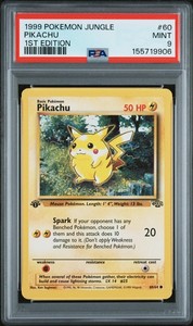Pikachu 60/64 Jungle 1st Edition
