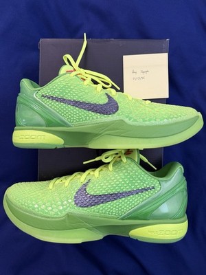 Nike Kobe 6 Protro Grinch 2020 Size 9.5 OG All Used 1x