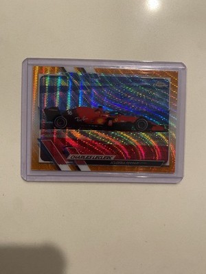 Charles Leclerc Orange Wave /25 Topps Chrome 2021 #106