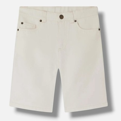 Bonpoint Unisex Kids Ivory Elvio Bermuda Shorts Size 10A