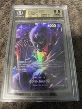 One Piece Card Game Legacy of the Master Zoro-Juurou SP English ST18-004 BGS 9.5