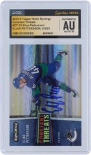 Elias Pettersson Canucks Signed 2020-21 Upper Deck Synergy #CT-13 CGC 10 Card