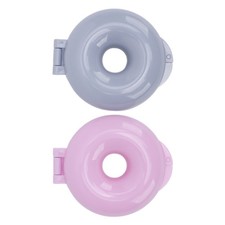 2PCS ABS Donut Baking Tray Long Lasting Doughnut Cake Pan For Bagel Bread DIY