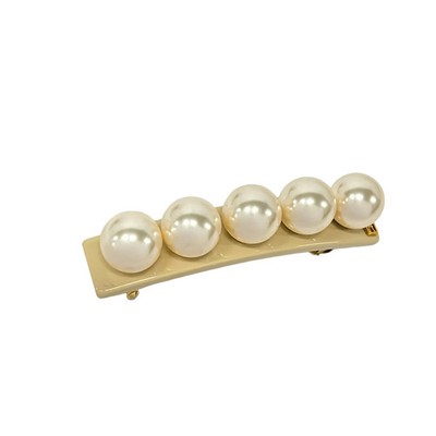 ALEXANDRE de PARIS Beige White Plastic Hardware Other Jewellery