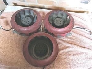 TRÄGER TRANSICOLD KÜHLUNG SUPRA 3 x 12 VOLT EVAP LÜFTER...GEBRAUCHT.