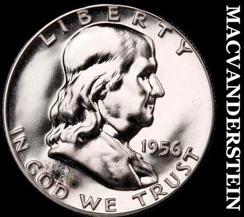 1956 Franklin Half Dollar - Choice Gem Proof  Lustrous  #G9649
