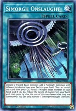 Yu-Gi-Oh TCG RIRA-DE061 C Simorgh Onslaught Rising Rampage