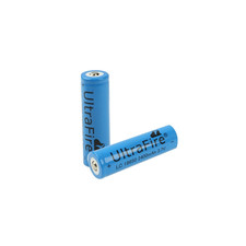 2PCS Ultra Fire 3.7V 2400mAh Rechargeable Batteries Lithium Ion Button Li-Ion