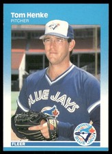 Tom Henke 1987 Fleer #228 Glossy 069410