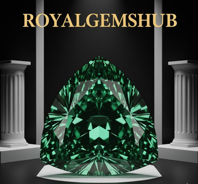 AAA+ Lab Grown Trillion Cut Green Color D Grade 3.5 Ct Diamond VVS1