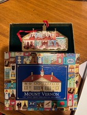 Mt. Vernon Christmas Ornaments 24 carat gold plated various years