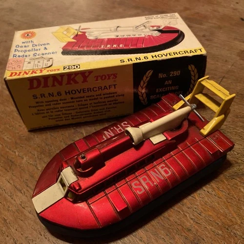 Dinky 290 S.R.N.6 Hovercraft In Original Box - Near Mint Vintage Original