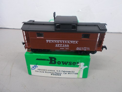 BOWSER ~ PENNSYLVANIA N-5 CABOOSE 477188 ~ KIT CONSTRUIDO ~ ESCALA HO | Zustand: New