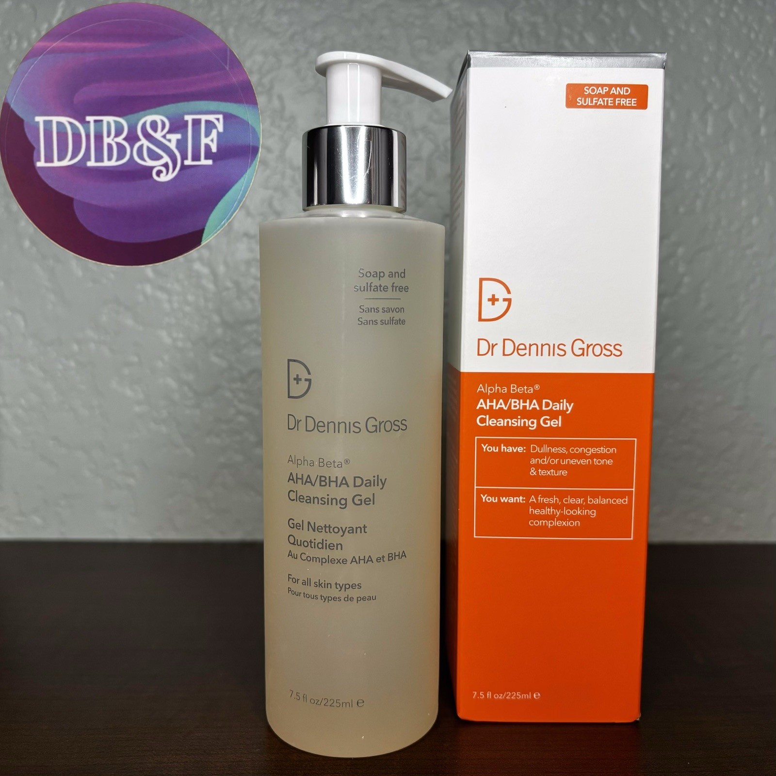 Dr Dennis Gross AHA/BHA Daily Cleansing Gel - 7.5 fl oz (225