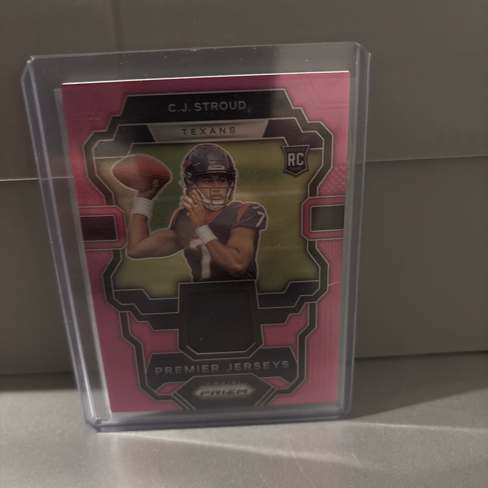 2023 Panini Prizm CJ Stroud Rookie Premier Jerseys Pink! RC! Texans!
