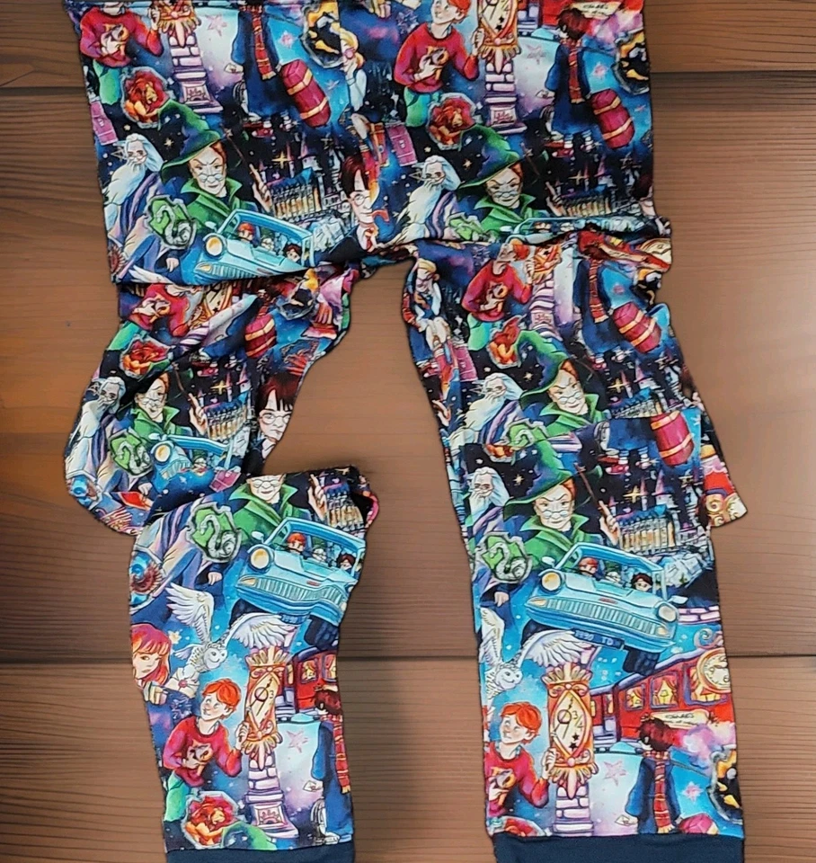 Millie Rose Harry Potter Unisex Kids Lounge Set 95% Bamboo Viscose 2 Piece 10/12 - Image 4 of 4