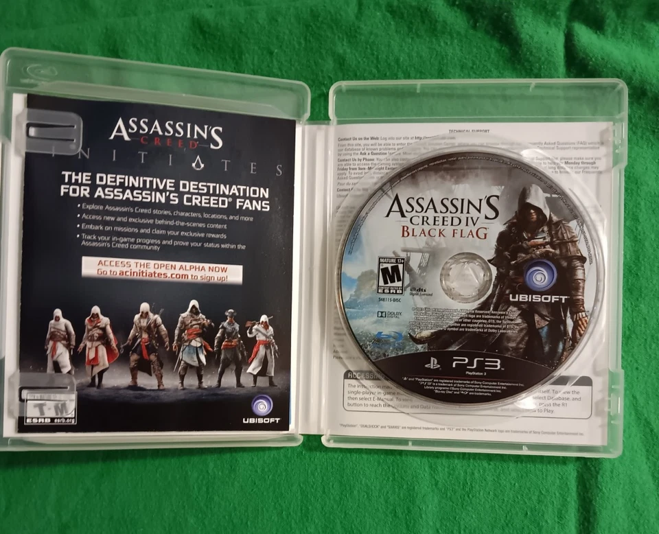 Assassin's Creed IV: Black Flag (Sony PlayStation 3, PS3) – Complete, CIB – Pira - Image 2 of 3