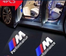 4pcs(M Performance ) LED Car Door Welcome Puddle Light Projector Lamp