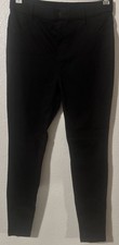 Time And Tru Women's Black Stretch Fitted Jeggings Size L 12-14 
