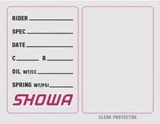 Factory Effex 22-90022 Stickers Showa Suspension Spec Sticker (3 Pack)