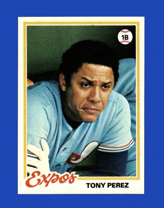 1978 Topps Set-Break # 15 Tony Perez NM-MT OR BETTER *GMCARDS*