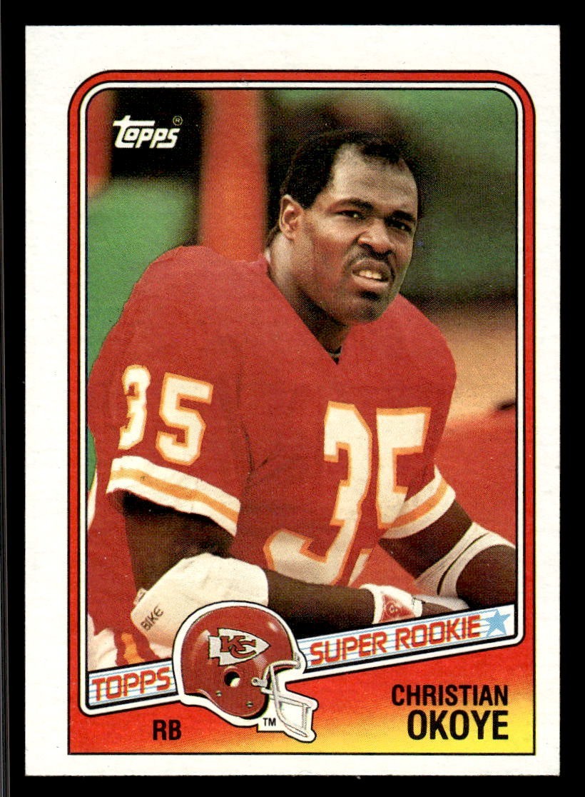 1988 Topps - Christian Okoye #363 (RC)