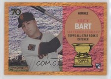 2021 All-Star Rookie Cup Base Statue Orange Holofractor 20/25 Joey Bart #89 0pl9