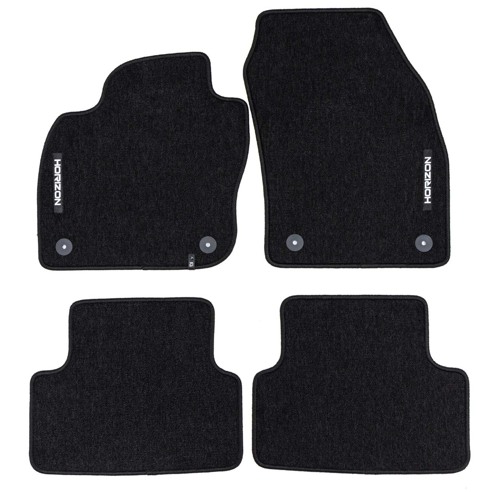 Fits FROGUM HR800114 HORIZON VW T-CROSS 2018-, CROSSOVER VELOUR MATS, 4pcs