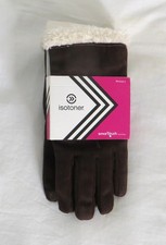 Isotoner Women s Brown Gloves SmarTouch SherpaSoft Lining Med NWT