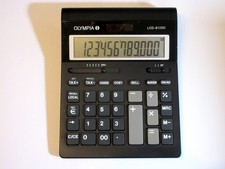Calcolatrice da tavolo Olympia LCD-612SD - nera - inclusa BDA