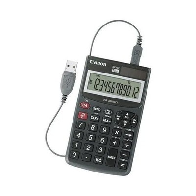 Canon DK10i Calculator With USB PC-Link Number Pad Tax Solar School 12 Digit