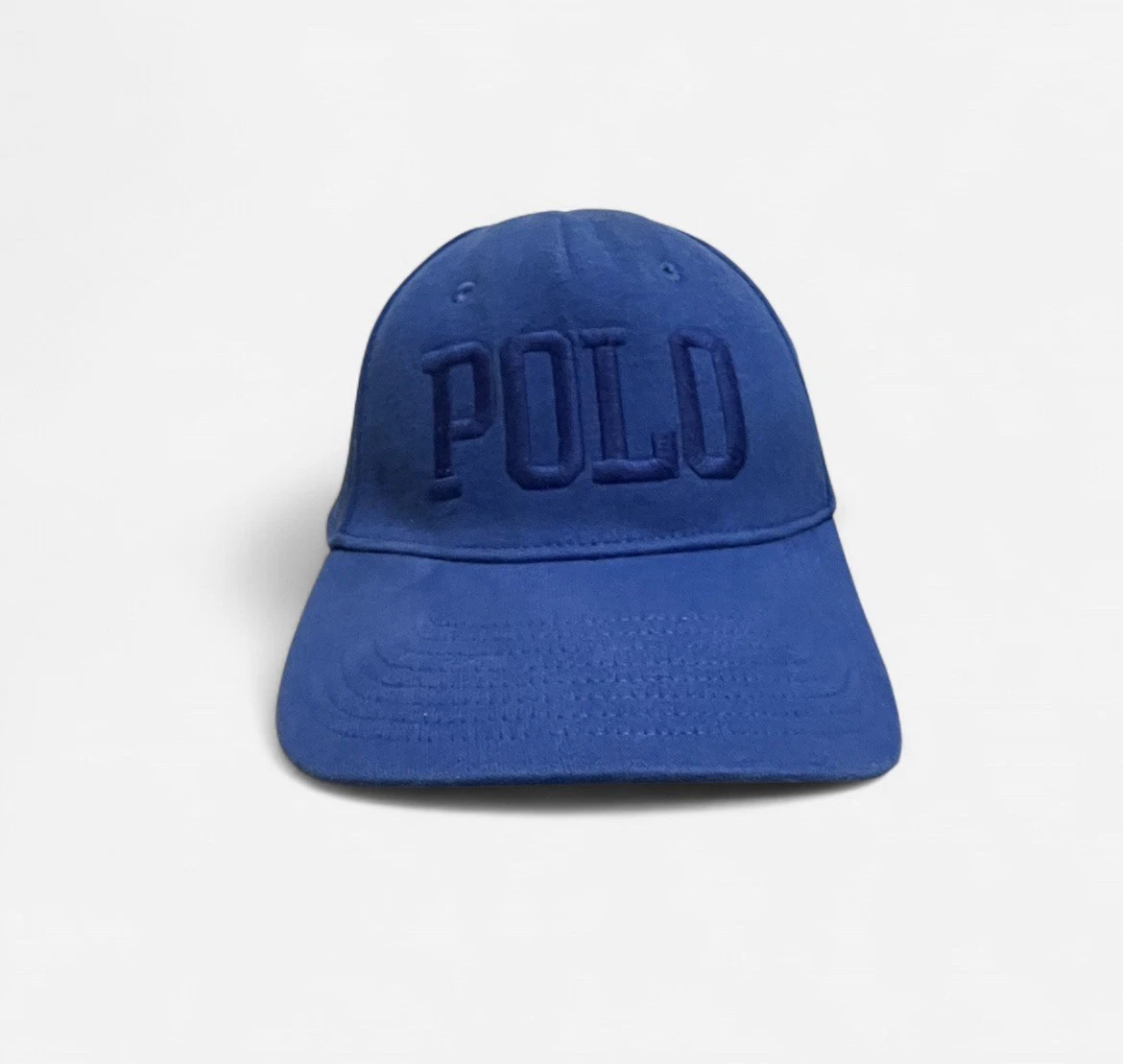 Ralph Lauren Fleece Baseball Cap Hat Snapback Royal Blue One Size NWT