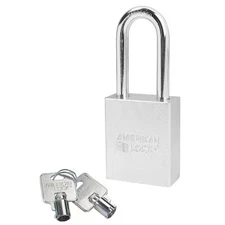 American Lock A7201 Padlock, Keyed Different, Long Shackle, Rectangular Steel