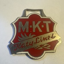 Vintage Mkt Katy Lines Railroad  Train Railcar Watch FOB Keychain Free Shipping