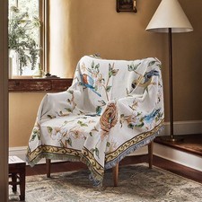 Boho Throw Blankets Reversible Woven Blankets Cover Hippie for Couch Bed Recline