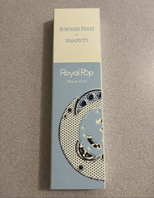 Swatch x Audemars Piguet Royal Pop Blaue Acht Quartz 41mm w/ Box Papers