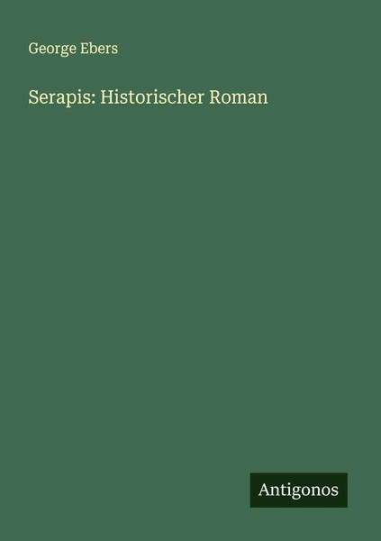 George Ebers | Serapis: Historischer Roman | Taschenbuch | Deutsch (2025)-image