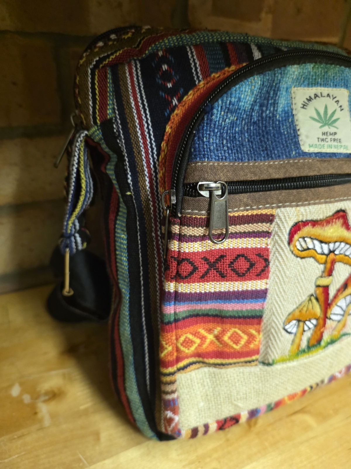 Funky Threads Small Lightweight Bag Handmade Hima… - image 2