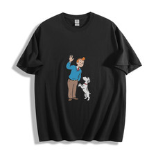 The Adventures of Tintin Tintin & Snowy Graphic T-Shirt