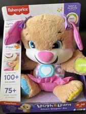 Fisher-Price Baby Toddler Toy Laugh Learn Smart Stages Sis Dog Musical Plush