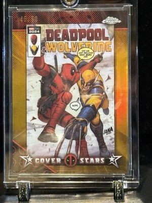 2025 Topps Chrome Deadpool Wolverine Cover Stars GOLD WAVE /50 X-Men #2 #CS-19