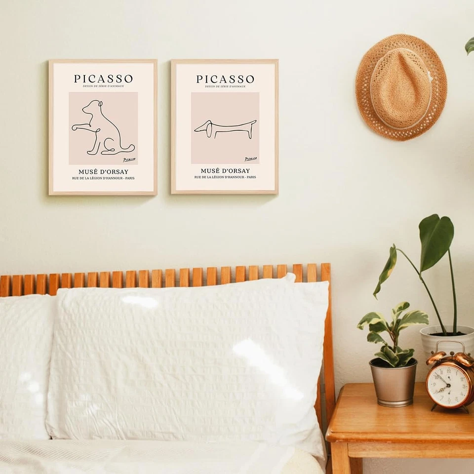 Pablo Picasso Canvas Wall Art - 8L" x 10W", Dachshund Poster - Image 2 of 4