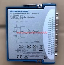 National Instruments NI 9209 cDAQ Analog Input Module D-sub Test passed