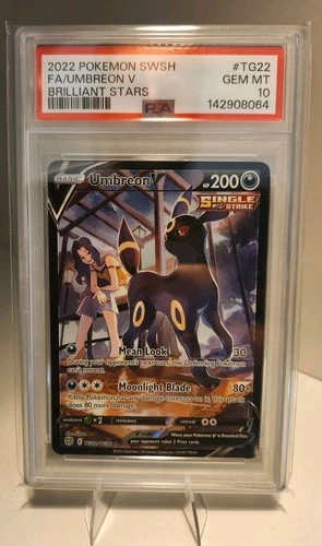 Umbreon v Trainer Gallery TG22/TG30 PSA 10 Brilliant Stars
